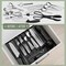 Sorbus Silverware Organizer – Expandable Kitchen Drawer Organizer, Non Slip Adjustable Utensil Organizer, Cutlery Tray for Forks, Knives, Spoons – Multipurpose Flatware and Kitchen Storage Solution